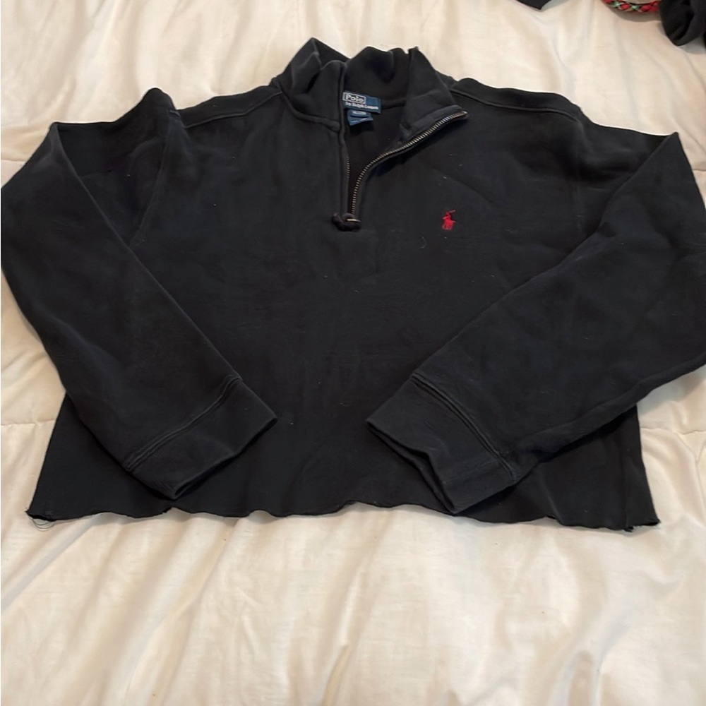 Polo cropped shirt